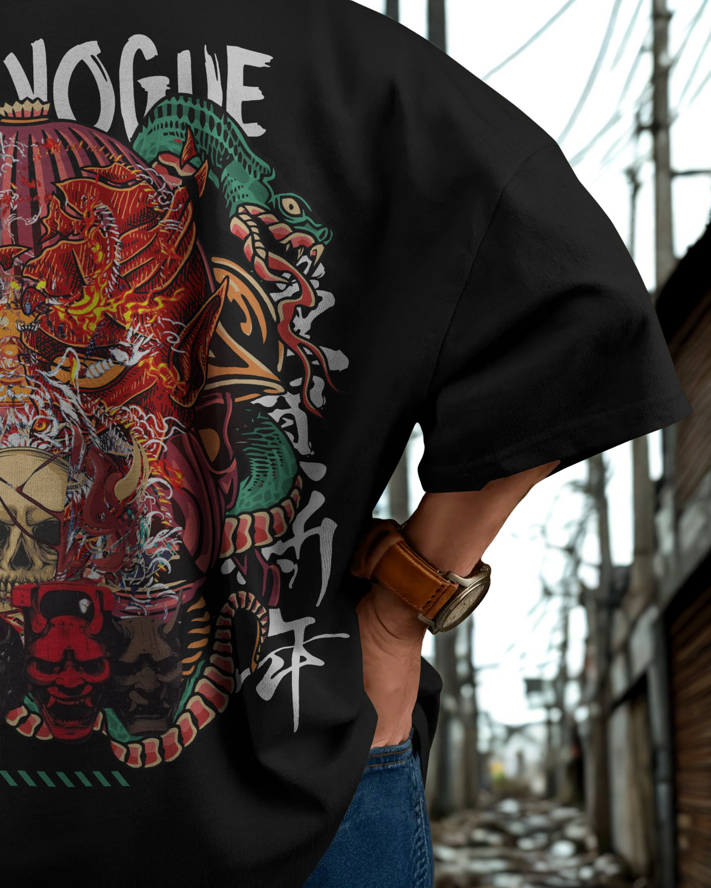 Evo Vogue "Infernal Reign" Oversized Street Tee