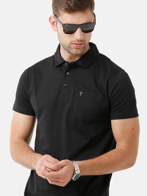Premium Black Polo T-Shirt – The Perfect Blend of Elegance and Comfort
