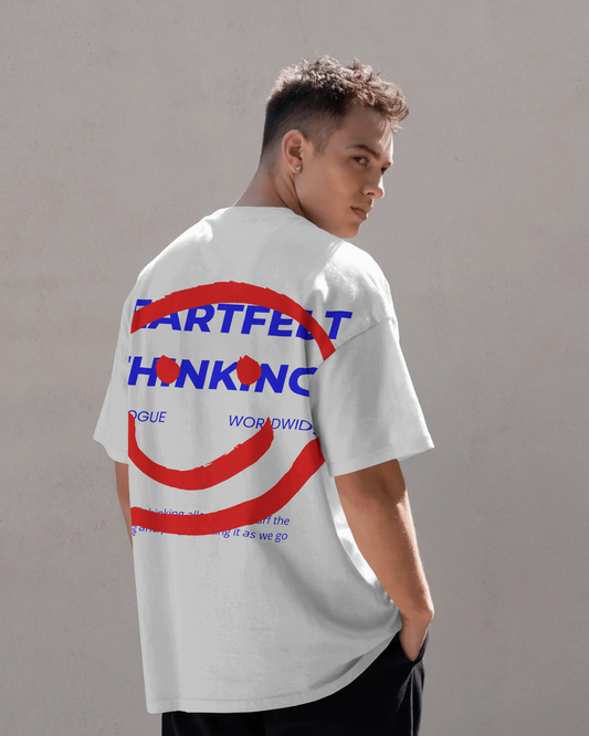 Heartfelt Thinking - Premium Oversized T-Shirt