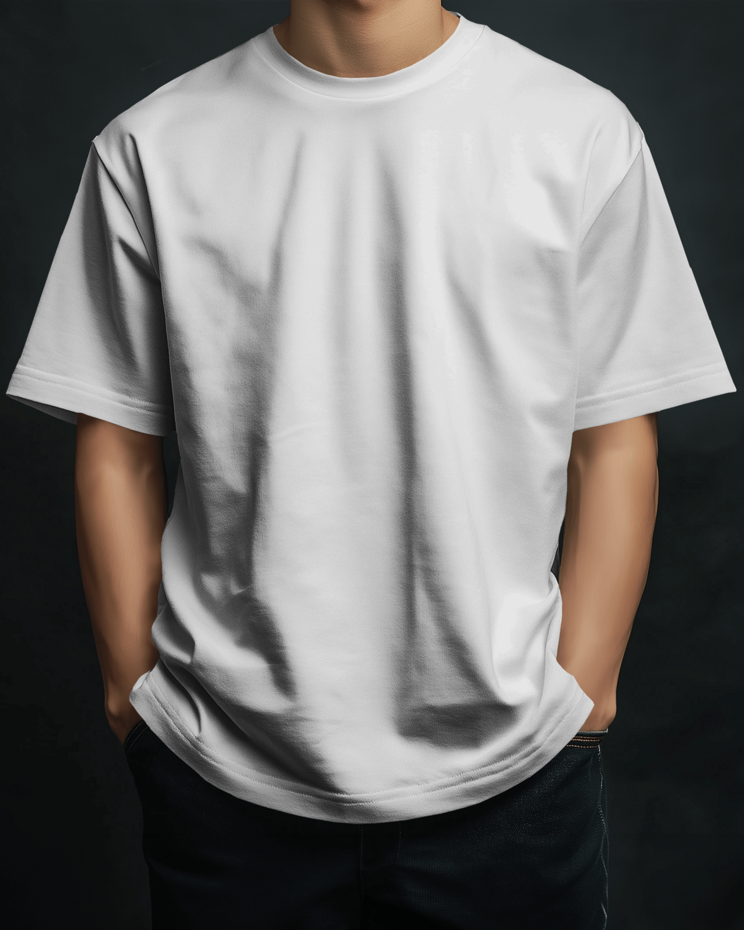 Classic White Oversized T-Shirt by Evo Vogue