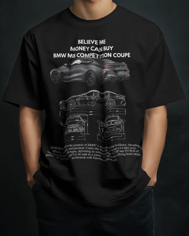 Evo Vogue “Velocity Edition” BMW M8 Competition 280 GSM Oversized Tee