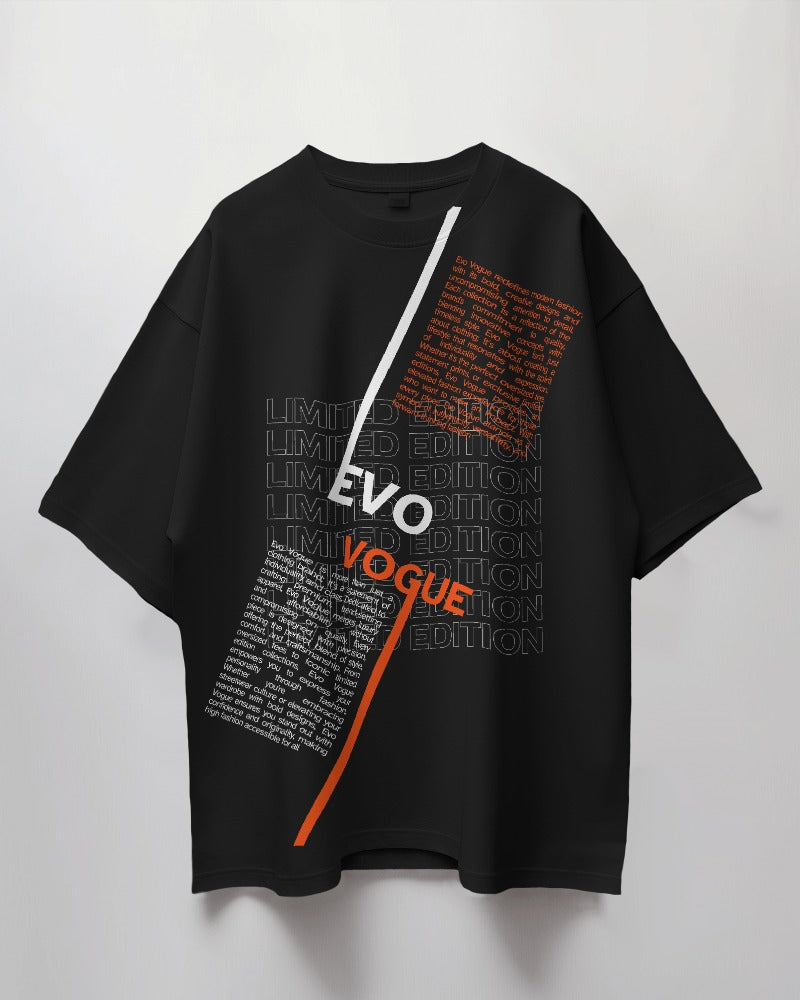 Evo Vogue “Elite Edition” Textured 280 GSM Oversized Tee