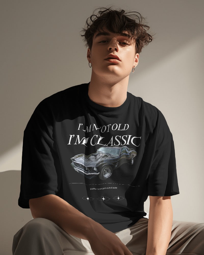 Timeless Ride: Classic Muscle Oversized T-Shirt