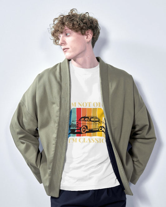 Timeless Classic: "I'm Not Old, I'm Classic" Oversized T-Shirt