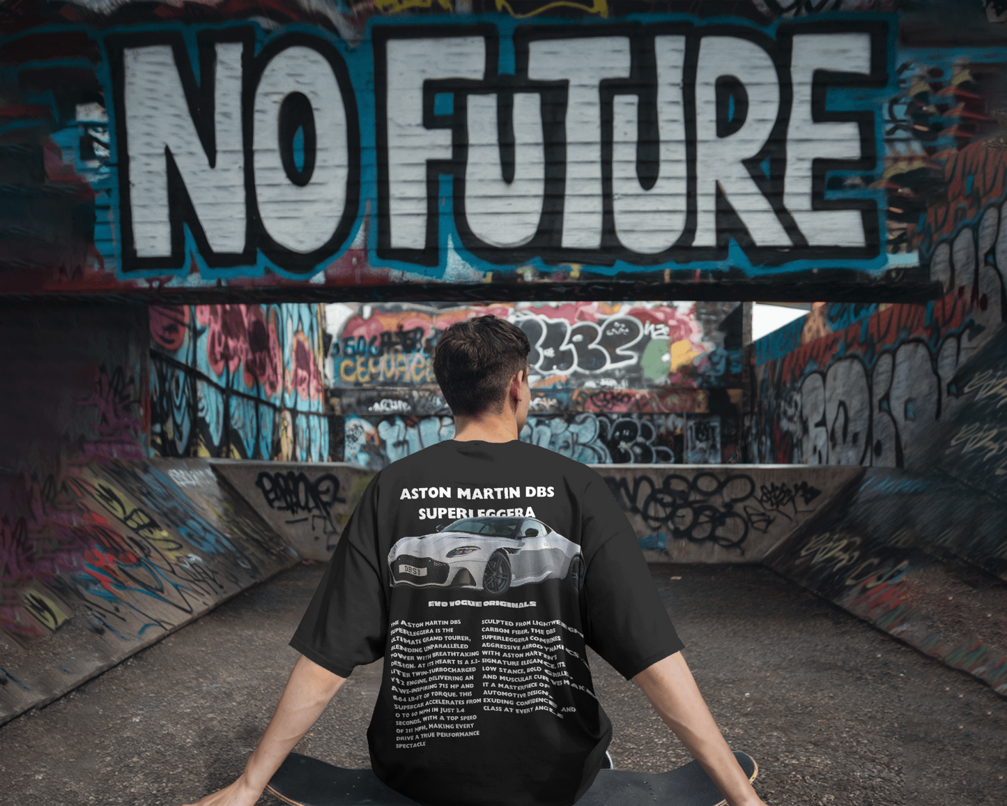 Aston Martin DBS Superleggera Oversized T-Shirt