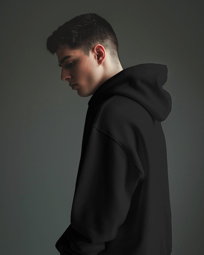 Playful Love Black: Adorable Dragon-Themed Couple Hoodies with Matching Fun & Flirty Designs