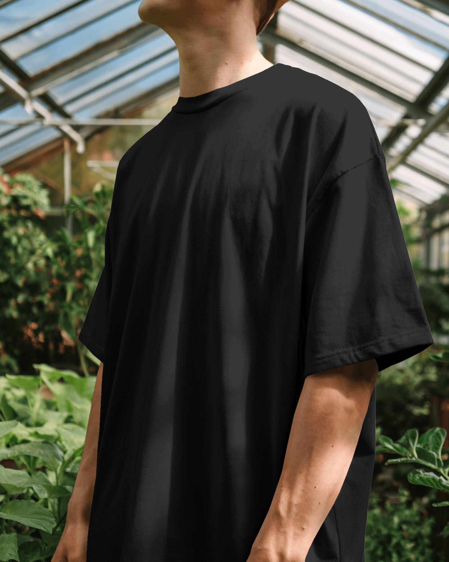 Classic Black Oversized T-Shirt by Evo Vogue