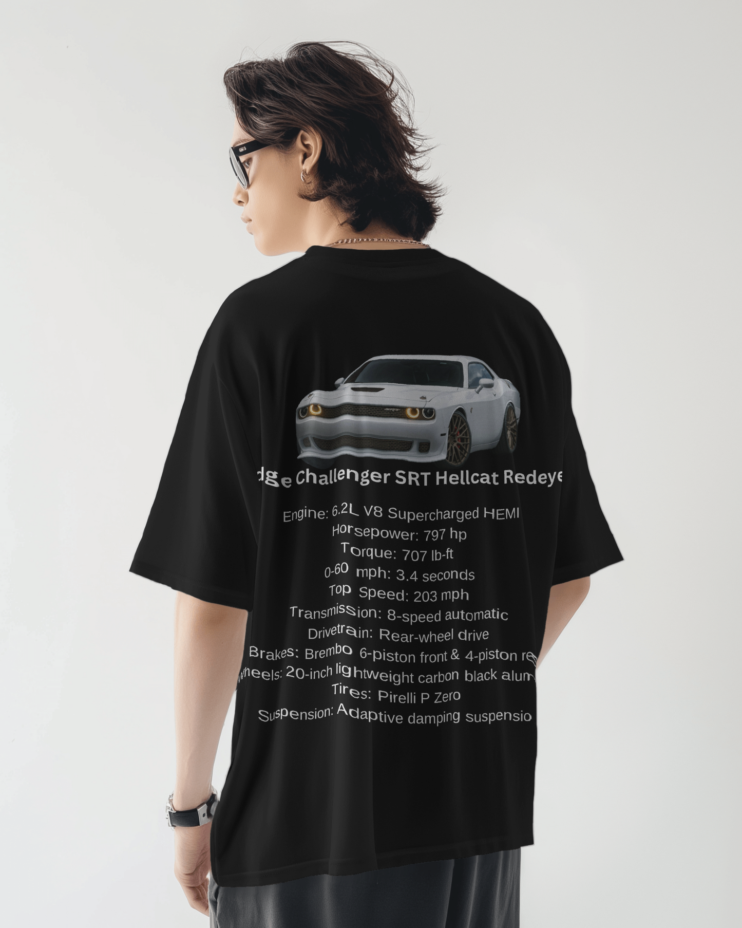 Dodge Challenger: Unleash the Beast Oversized T-Shirt