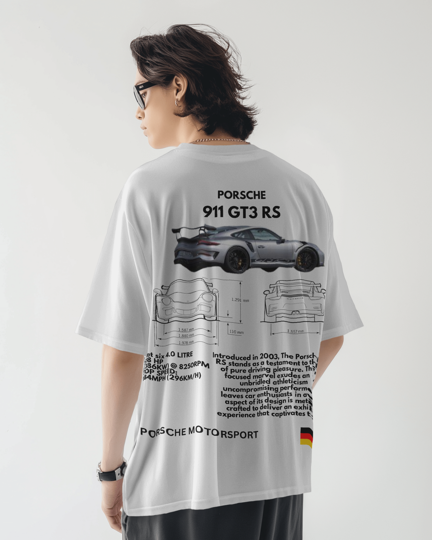 "Porsche 911 GT3 RS" Oversized T-Shirt