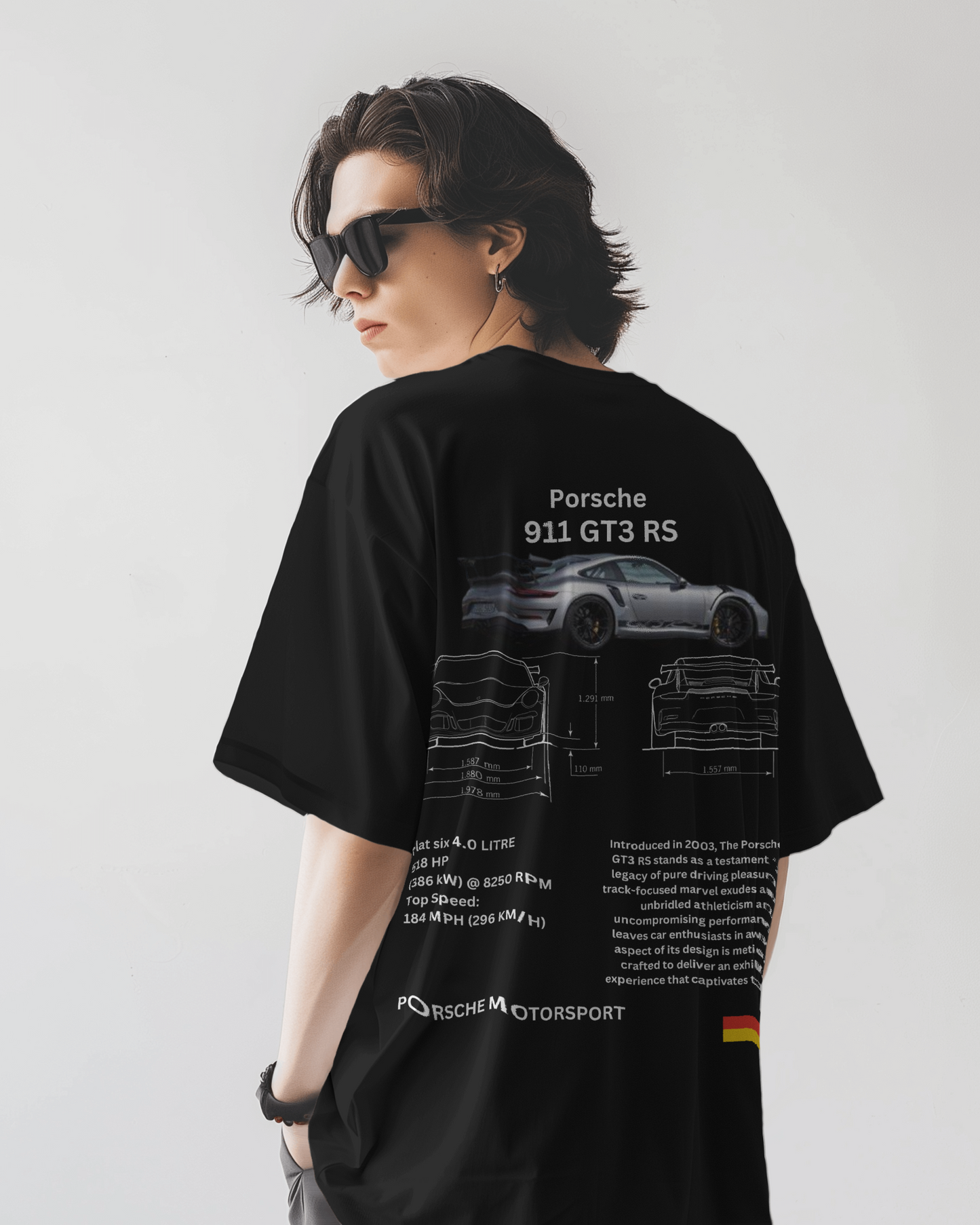 "Porsche 911 GT3 RS" Oversized T-Shirt