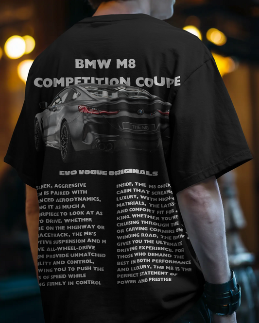 Evo Vogue “Velocity Edition” Double-Sided Printed BMW M8 Competition Oversized Tee