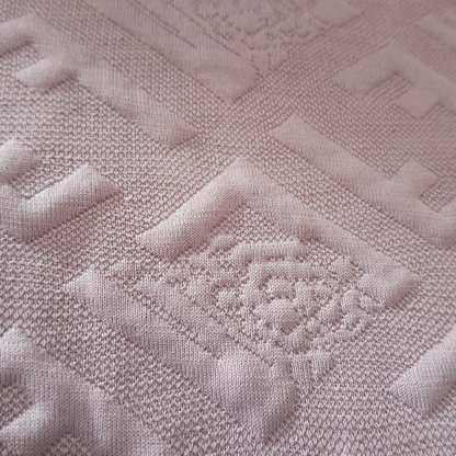 Evo Vogue Pink Jacquard Full-Sleeve T-Shirt