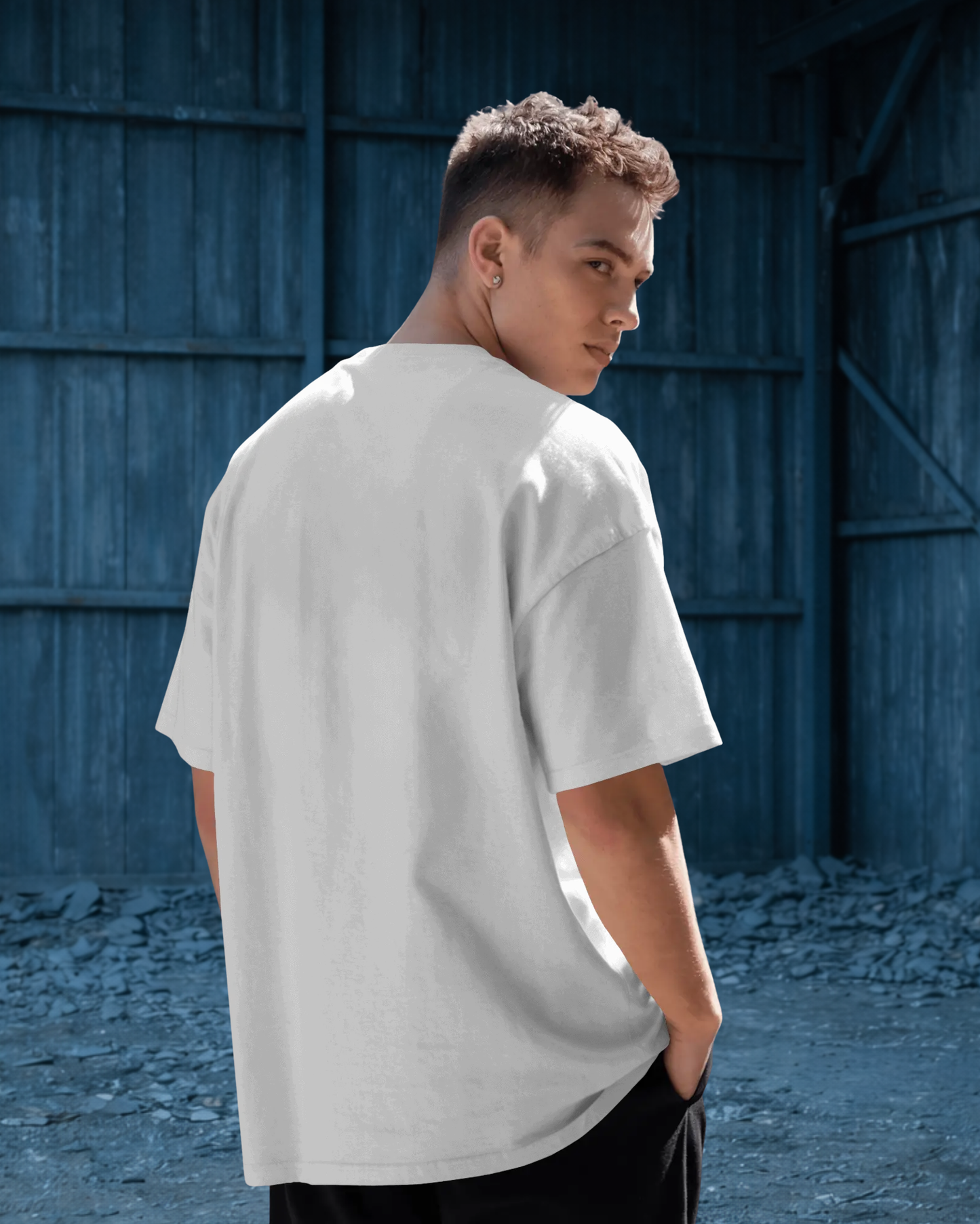 Hello 911, I'm On Fire: A Bold Urban Oversized T-Shirt