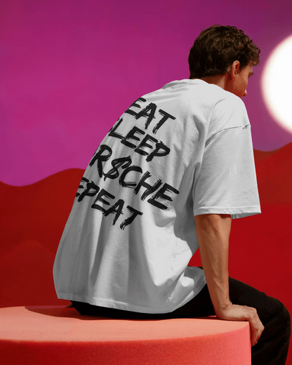 Eat Sleep Repeat – Street Oversized T-Shirt