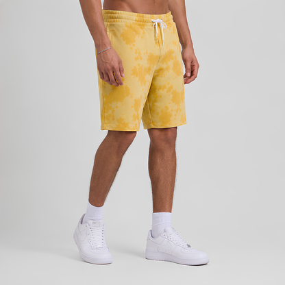 Evo Vogue Sunflare Yellow Tie Dye Shorts