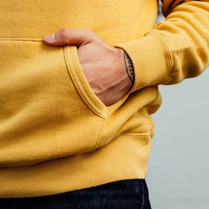 Vibrant & Cozy Oversized Mustard Yellow Hoodie - Winter's Brightest Essential