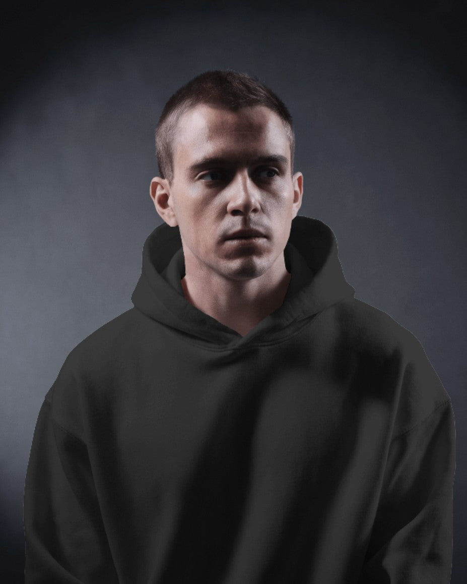 Timeless Plain Black Hoodie – A Wardrobe Essential