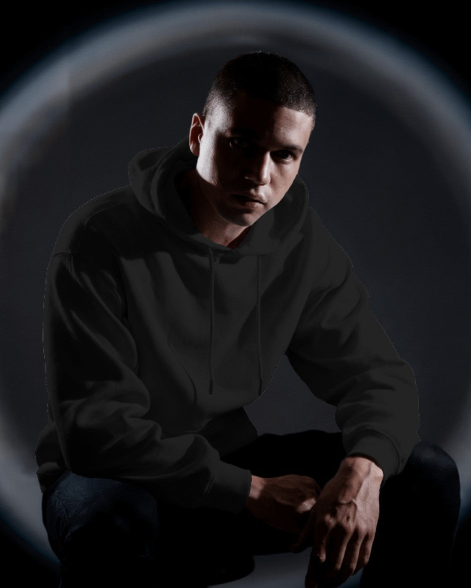 Timeless Plain Black Hoodie – A Wardrobe Essential