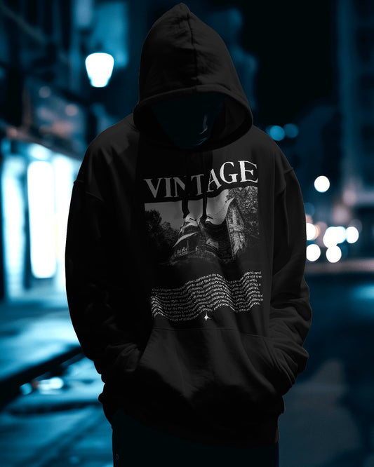 Evo Vogue Vintage Heavyweight Cotton Hoodie | Premium Classic Winter Collection