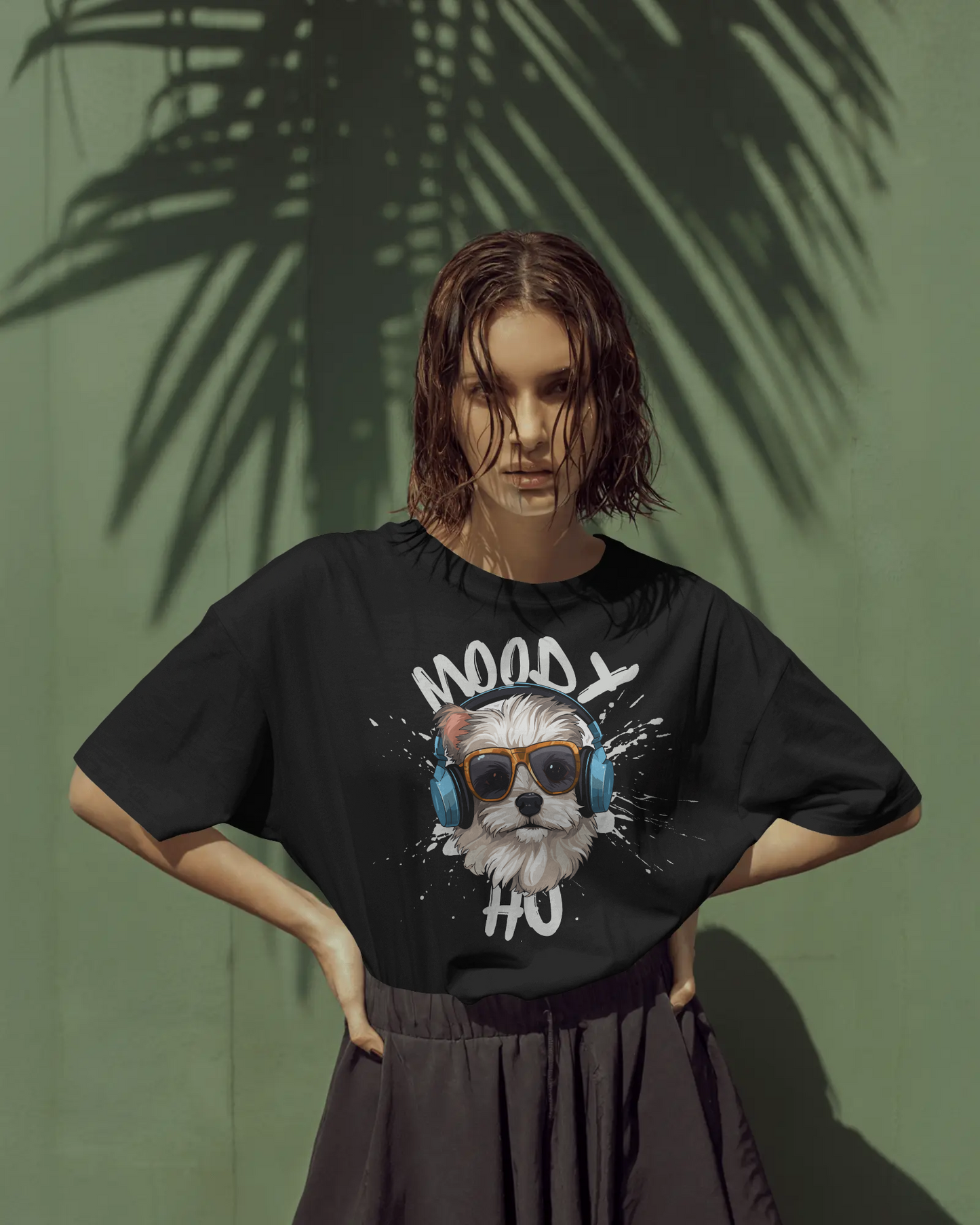 Moody Hu Oversized Tee: Unleash Your Inner Cool