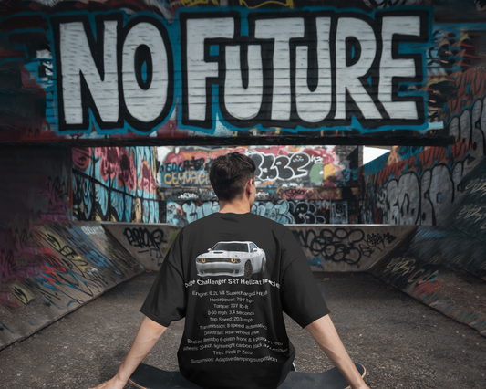 Dodge Challenger: Unleash the Beast Oversized T-Shirt