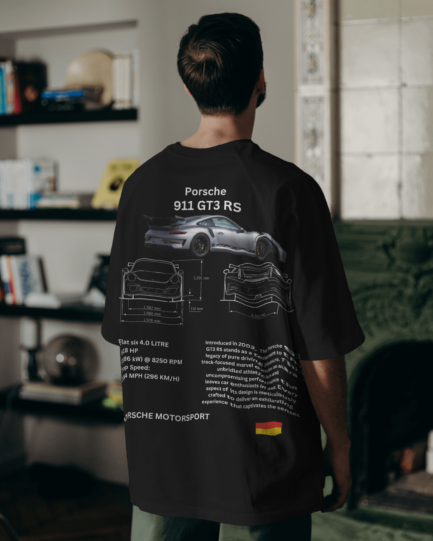 "Porsche 911 GT3 RS" Oversized T-Shirt