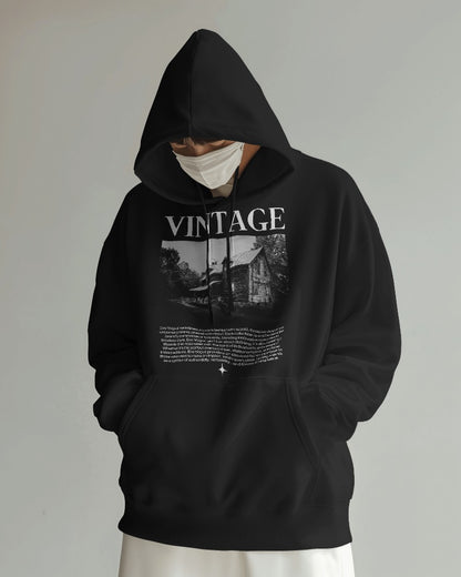 Evo Vogue Vintage Heavyweight Cotton Hoodie | Premium Classic Winter Collection