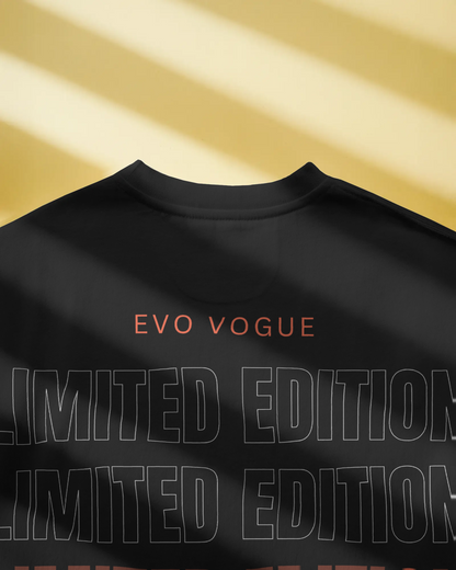Evo Vogue “Elite Edition” Double-Sided Printed Textured Oversized Tee