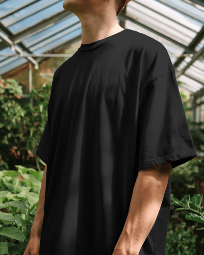 Classic Black Oversized T-Shirt by Evo Vogue