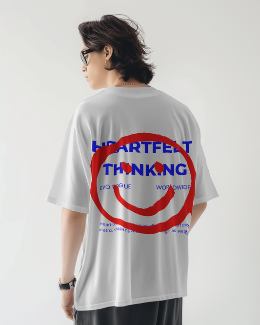 Heartfelt Thinking - Premium Oversized T-Shirt