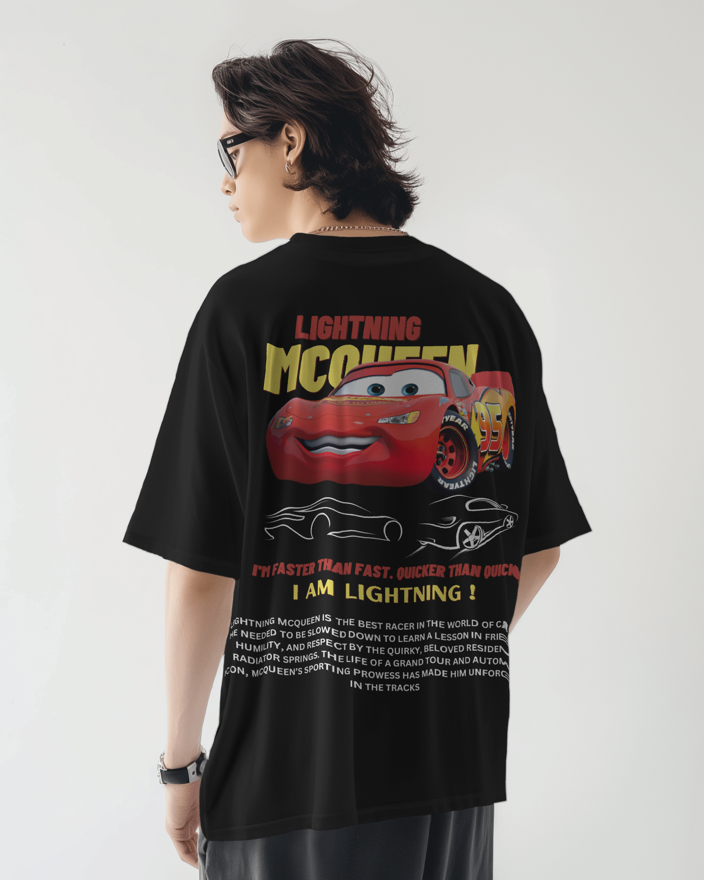 Lightning McQueen Oversized T-Shirt